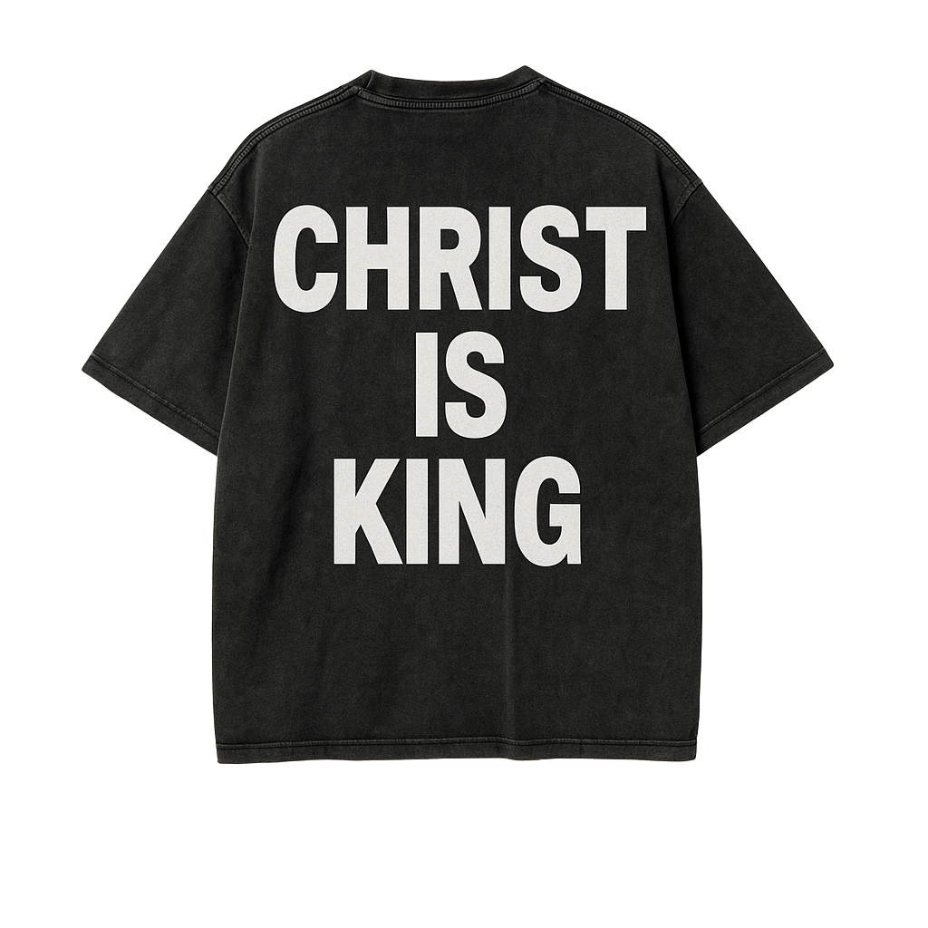 Christ is king-Drop Shoulder Tee Direct