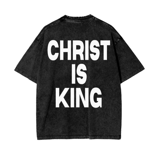 Christ is king-Drop Shoulder Tee Direct