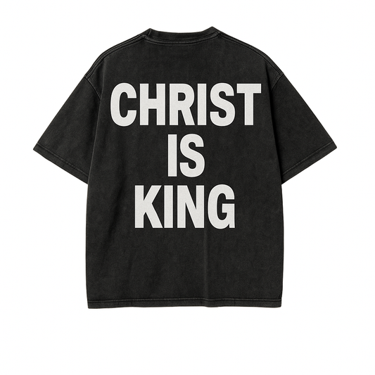 Christ is king-Drop Shoulder Tee Direct